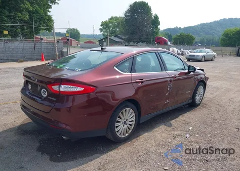 2016 Ford Fusion S Hybrid из США, поврежденный, VIN 3FA6P0UU7GR405548
